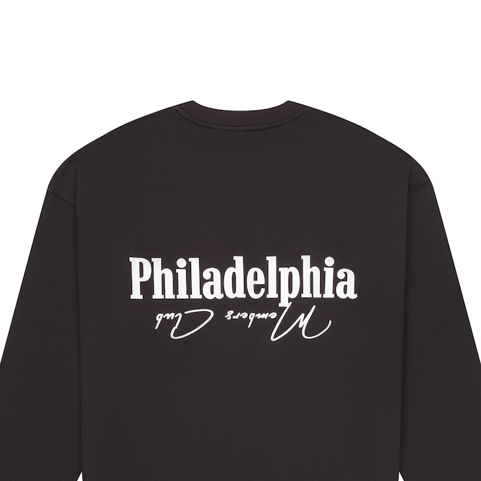 Philadelphia Members Club Crewneck | Black