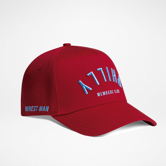 Upside Down Philly Hat | Maroon & Light Blue