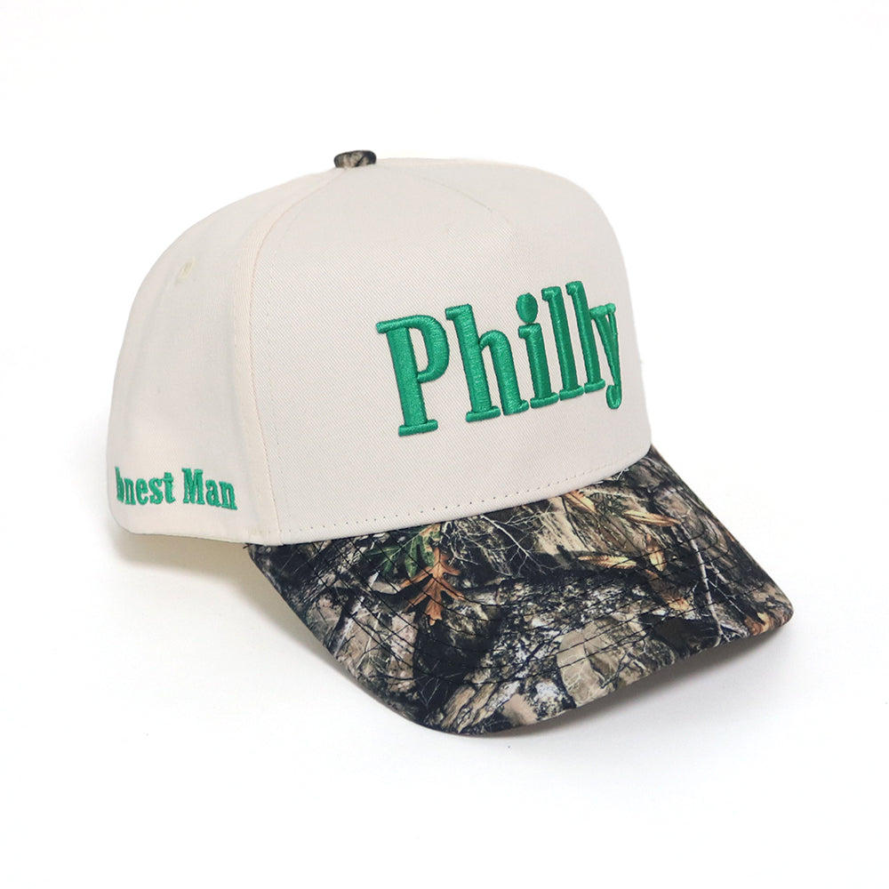 Philly Hat | Camo & Kelly Green