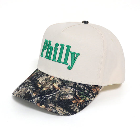 Philly Hat | Camo & Kelly Green