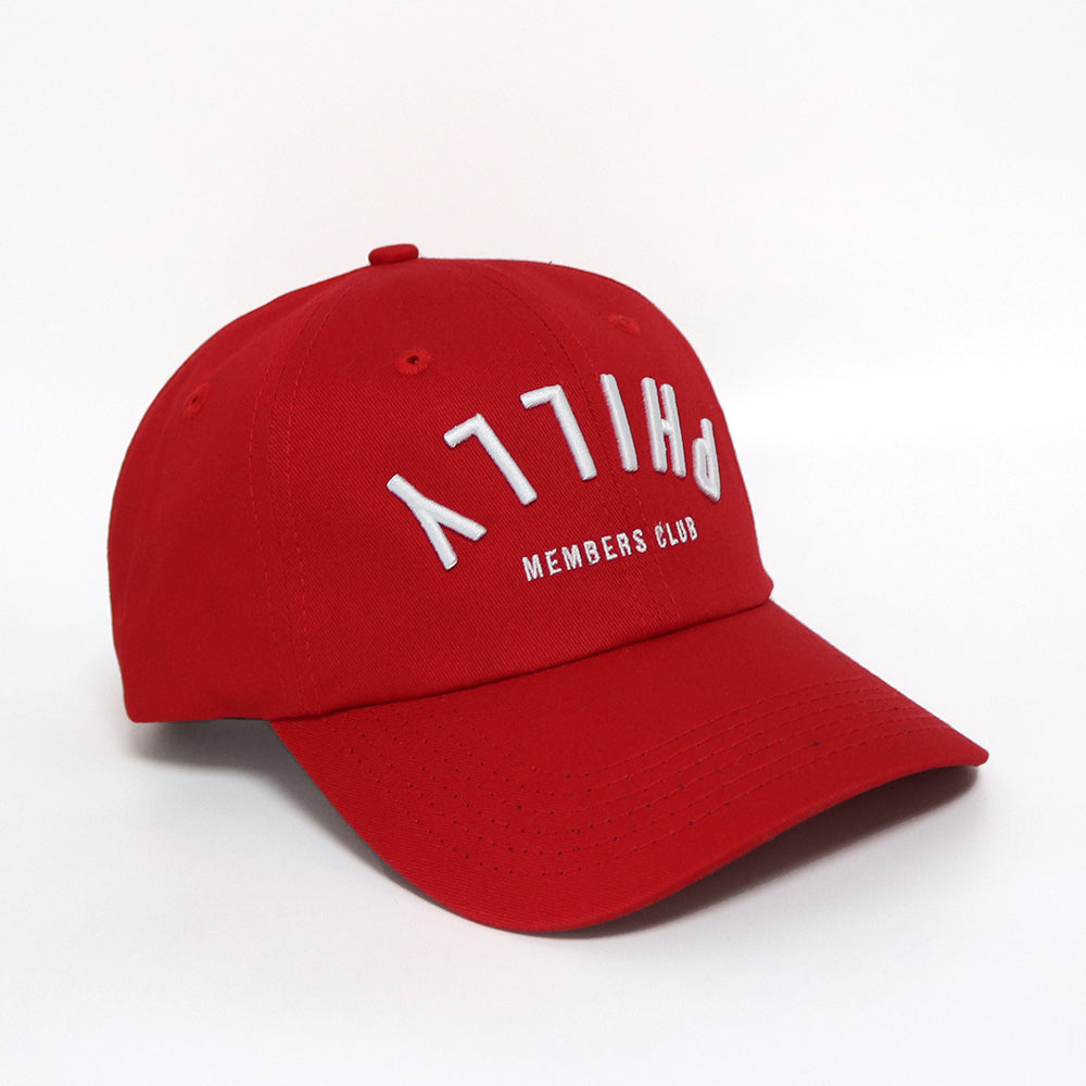 Dad Hat- Upside Down Philly | Red & White