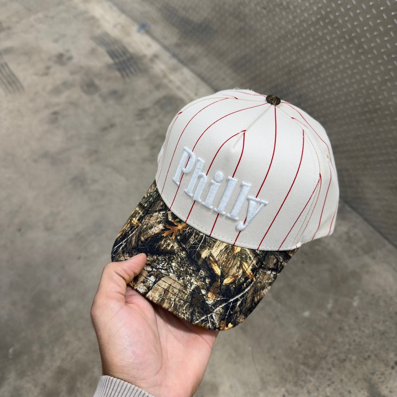 Philly Hat | Pinstripe Camo