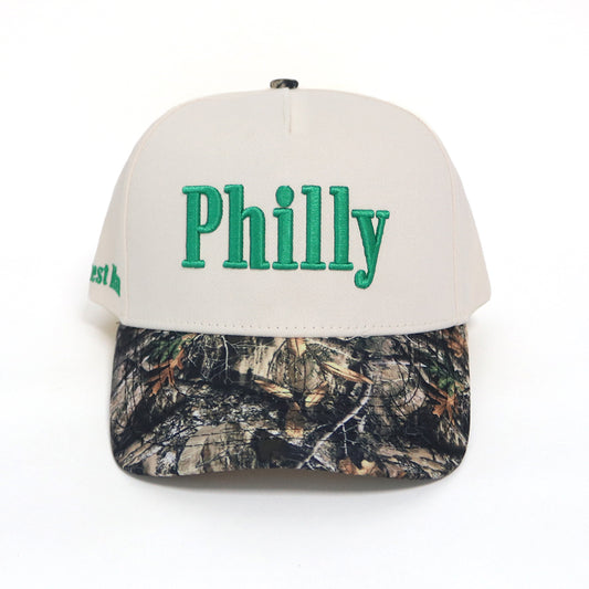 Philly Hat | Camo & Kelly Green