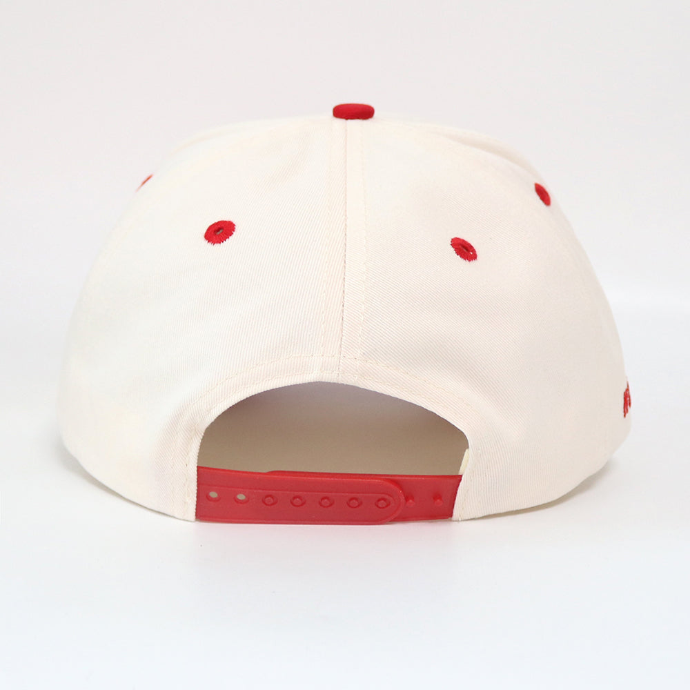 Philadelphia Members Club Hat | Creme & Red