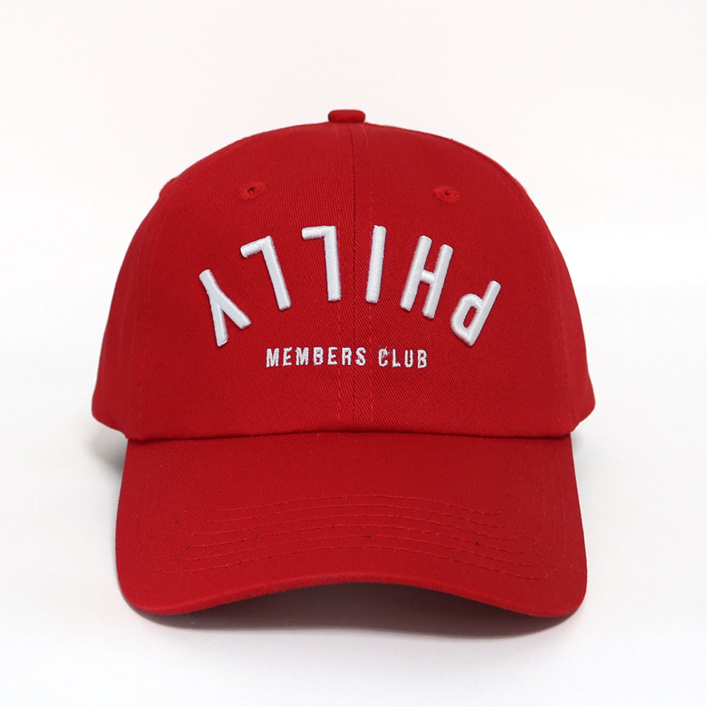 Dad Hat- Upside Down Philly | Red & White