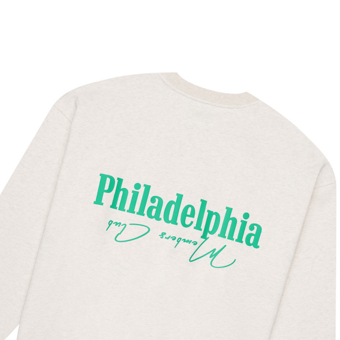 Philadelphia Members Club Crewneck | Heather Grey