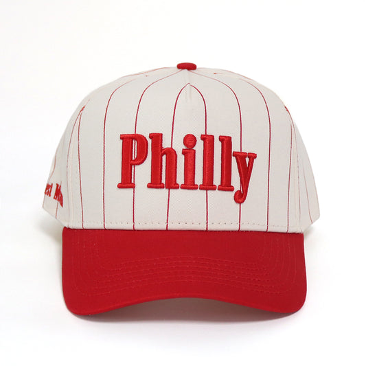 Pinstripe Philly Hat | Red