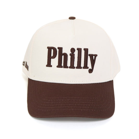 Philly Hat | Creme & Brown