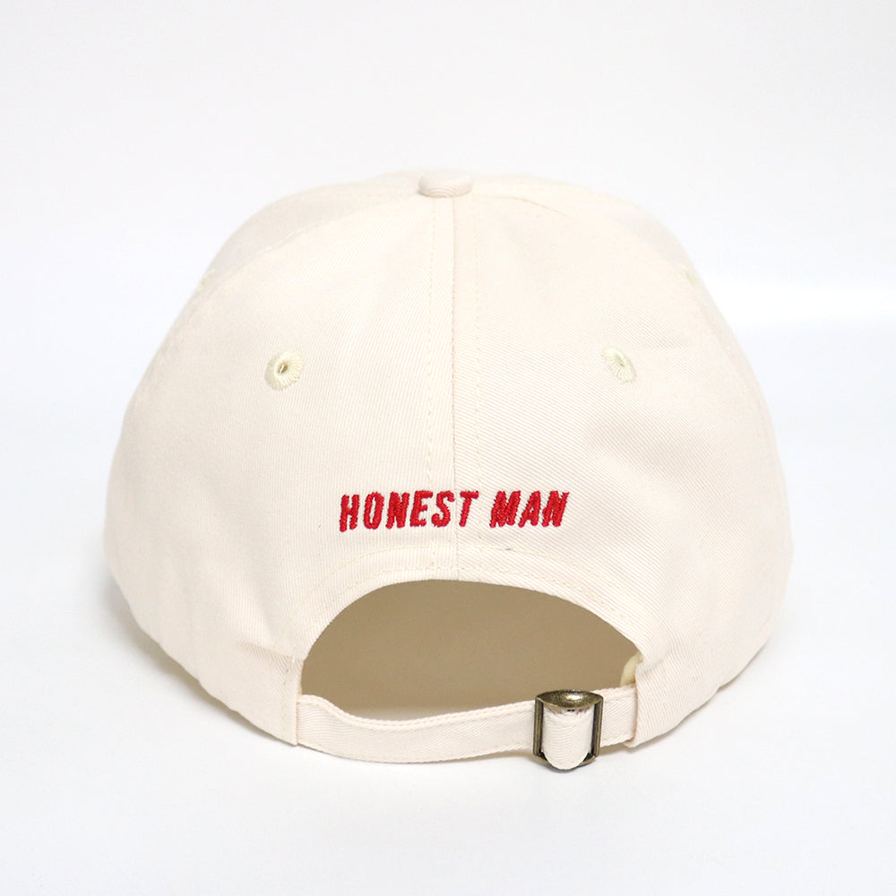 Dad Hat- Upside Down Philly | Creme & Red